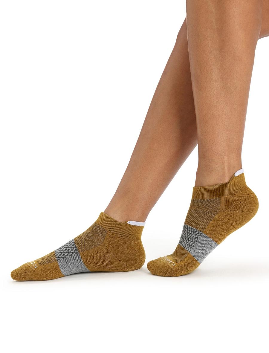 Clove / Snow Icebreaker Merino Multisport Light Micro Women's Socks | AU 1444WNBY